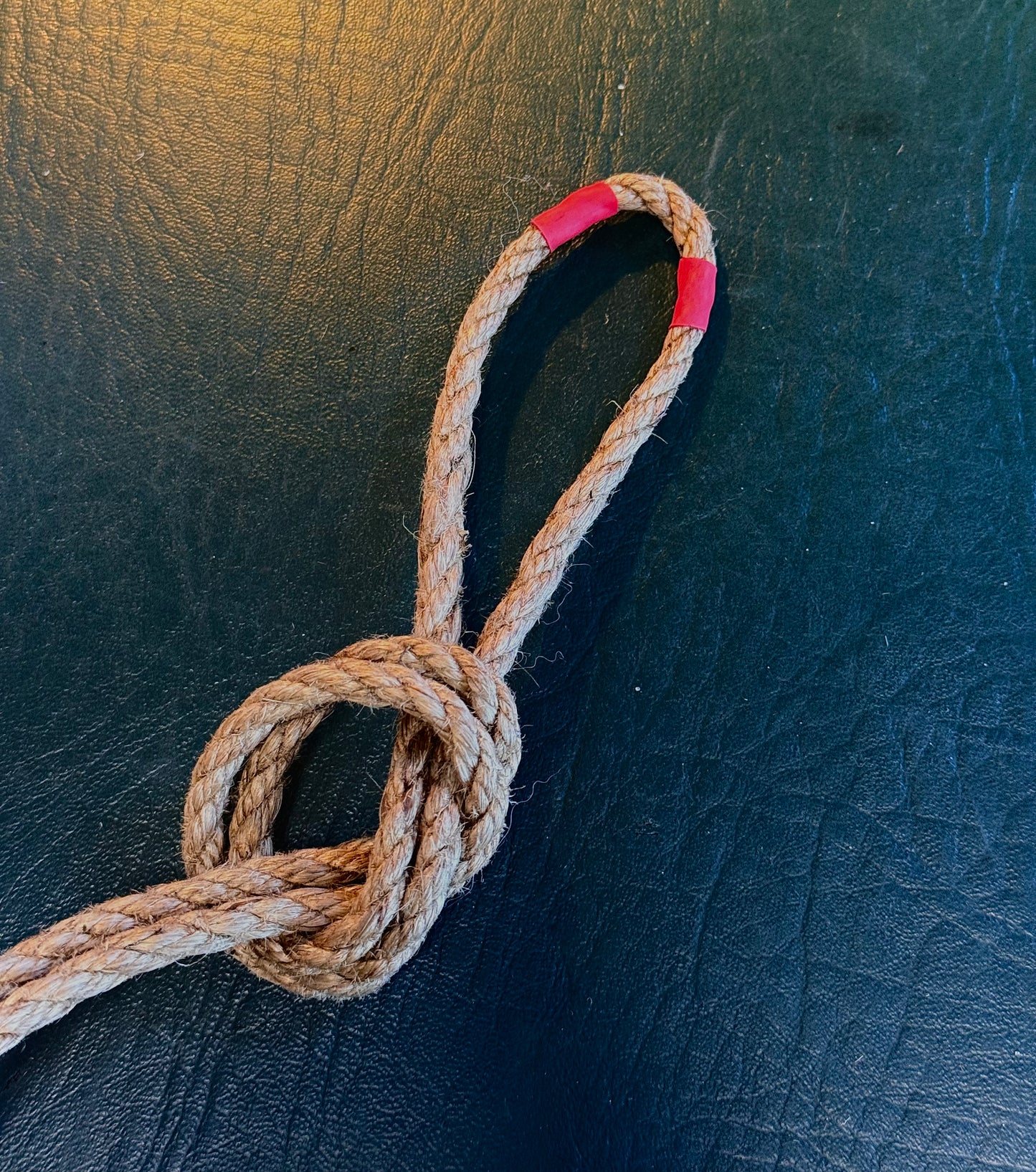 5mm touw met gemankeerde bite en losse slag