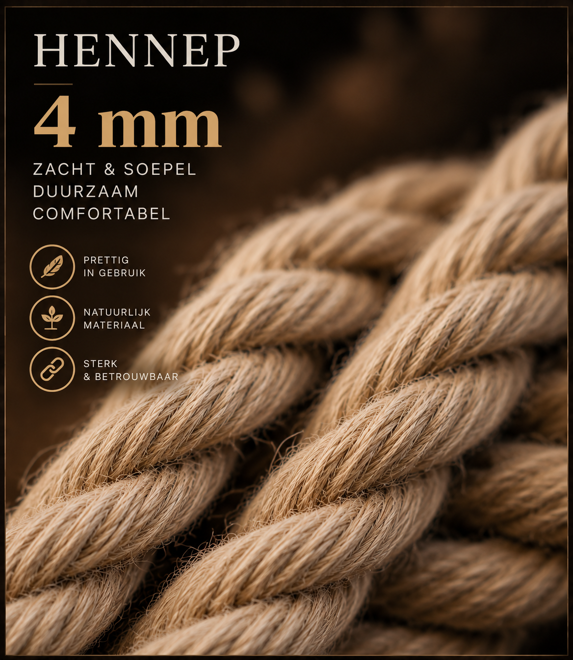 shibari hennep 4 mm touw 