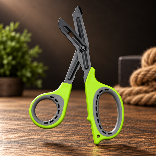 &nbsp;Veiligheidsschaar voor Shibari, groen