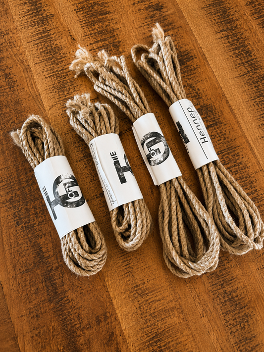 Deel Suspensoir Set – 6 mm hennep 6/6/8/8