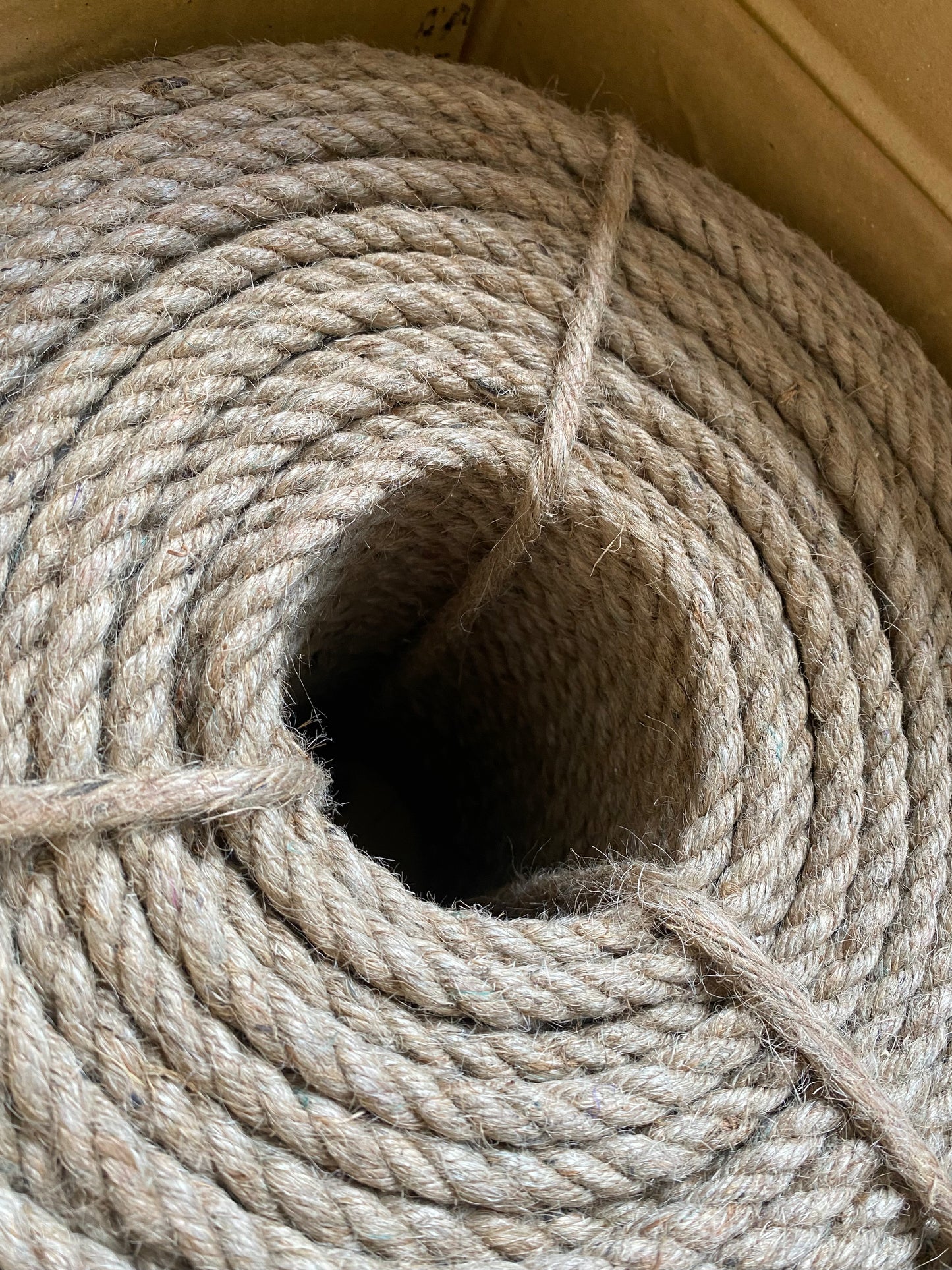 6 mm jute touw (onbehandeld)