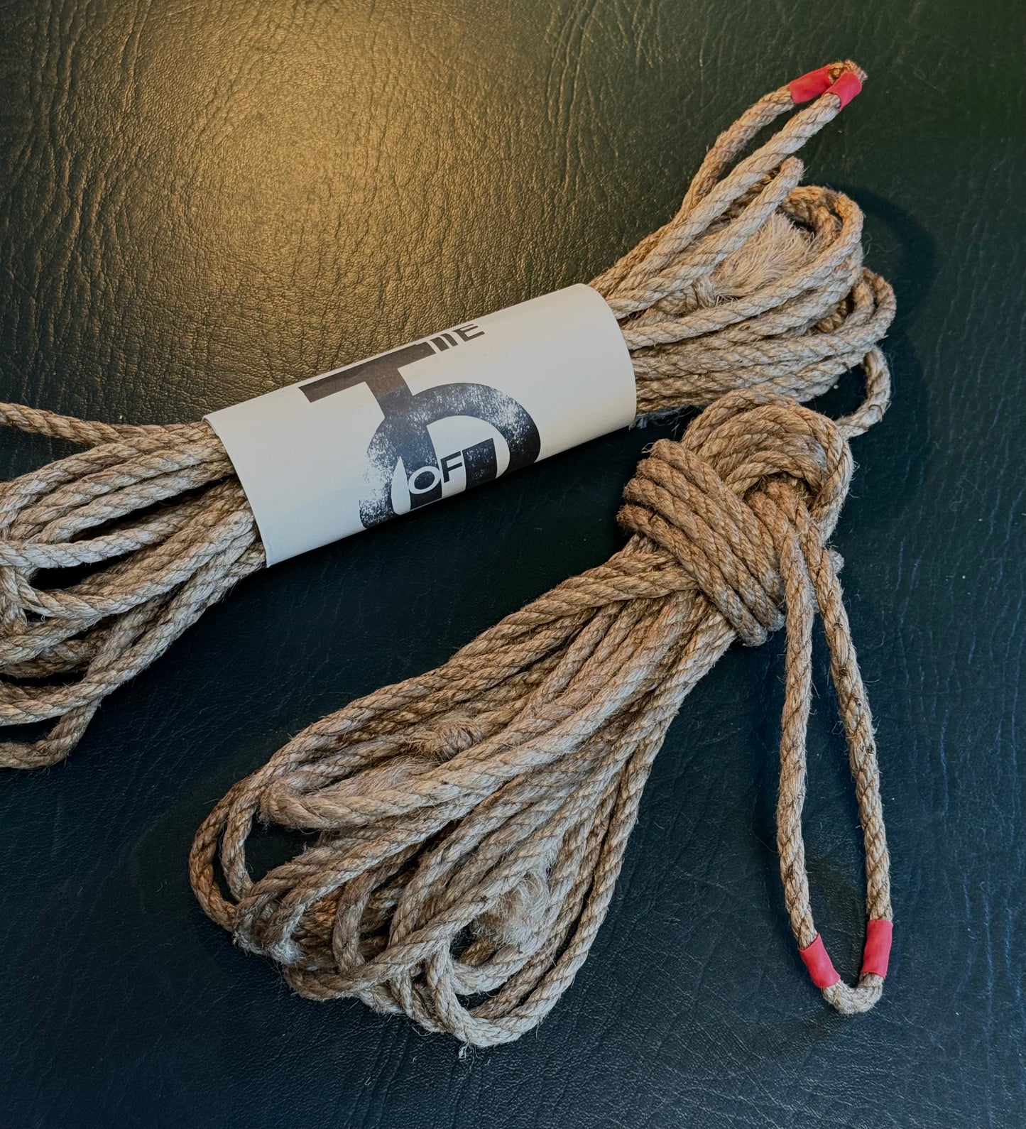 5mm touw met gemankeerde bite en losse slag